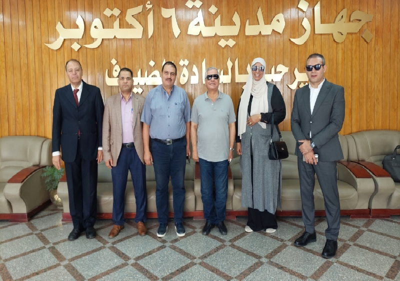 زيارة لجهاز مدينة السادس من اكتوبر